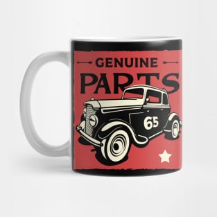 Vintage Genuine Car Parts Mug